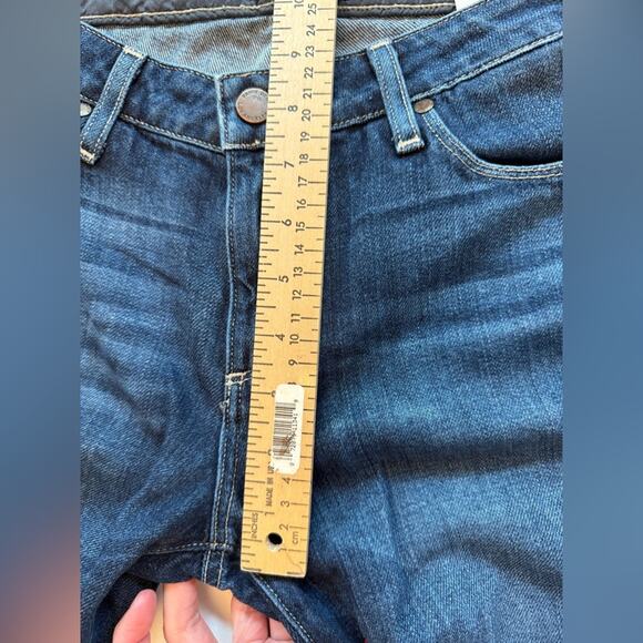 PAIGE Jimmy Jimmy Skinny Jeans Womens 28 Dark Wash ELIA Made in USA Denim - Picture 7 of 10